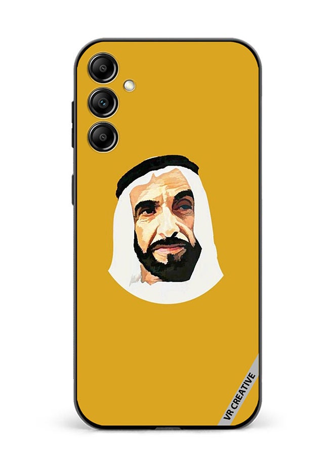 VR CREATIVE Protective Case Cover For Samsung Galaxy A34 Sheikh Zayed Bin Sultan Al Nahyan Design Multicolour - Image 1