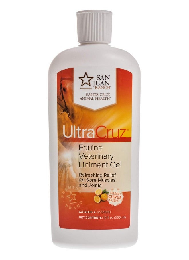 UltraCruz UltraCruz - sc-516110 Veterinary Liniment Gel for Horses, 12 oz  - Image 1