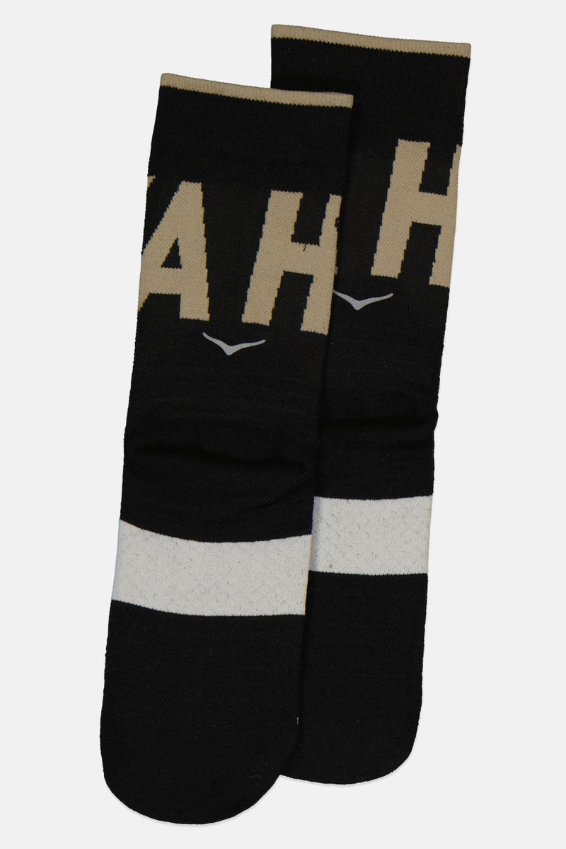 Hoka Men 1 Pair Brand Logo Socks, Black - Image 2