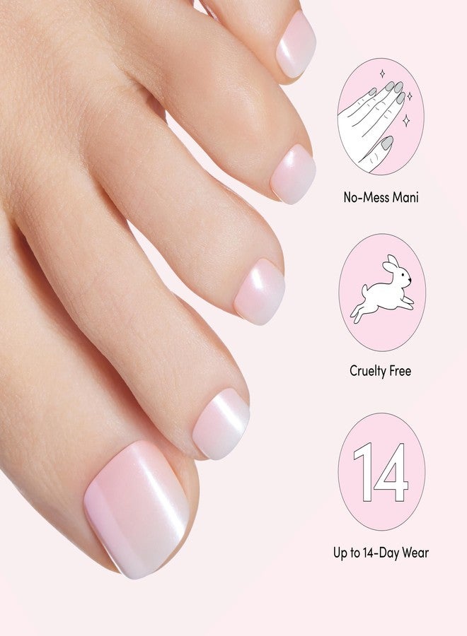 Dashing Diva Magic Press Pedicure Set - Cupids Bow - Press On Nails - Long Lasting Gel - Lasts Up to 10 Days - Summer Gel Set - 4-Piece Pedicure Kit with 24 Nails - Image 5