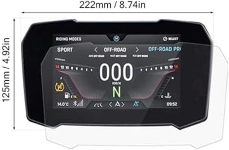 Wivplex Motorcycle Screen Protector for Triumph Tiger 900 - Image 2