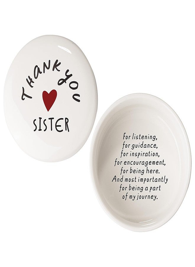 kullder Inspirational Gift for Sister Keepsake Box, Sister Trinket Dish Ring Dish, Thank You Sisters Gift, Christmas Women Birthday Sister, Birthday Gift for Sister, Sisters Christmas Appreciation Sister Gift - Image 2