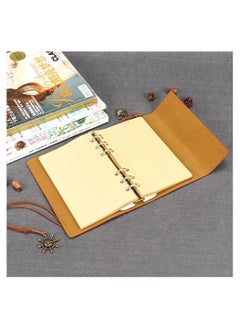 SCIENISH SCIENISH Password Notebook Business Premium Leather Diary Notebook with Coded Lock Gift  - Image 4