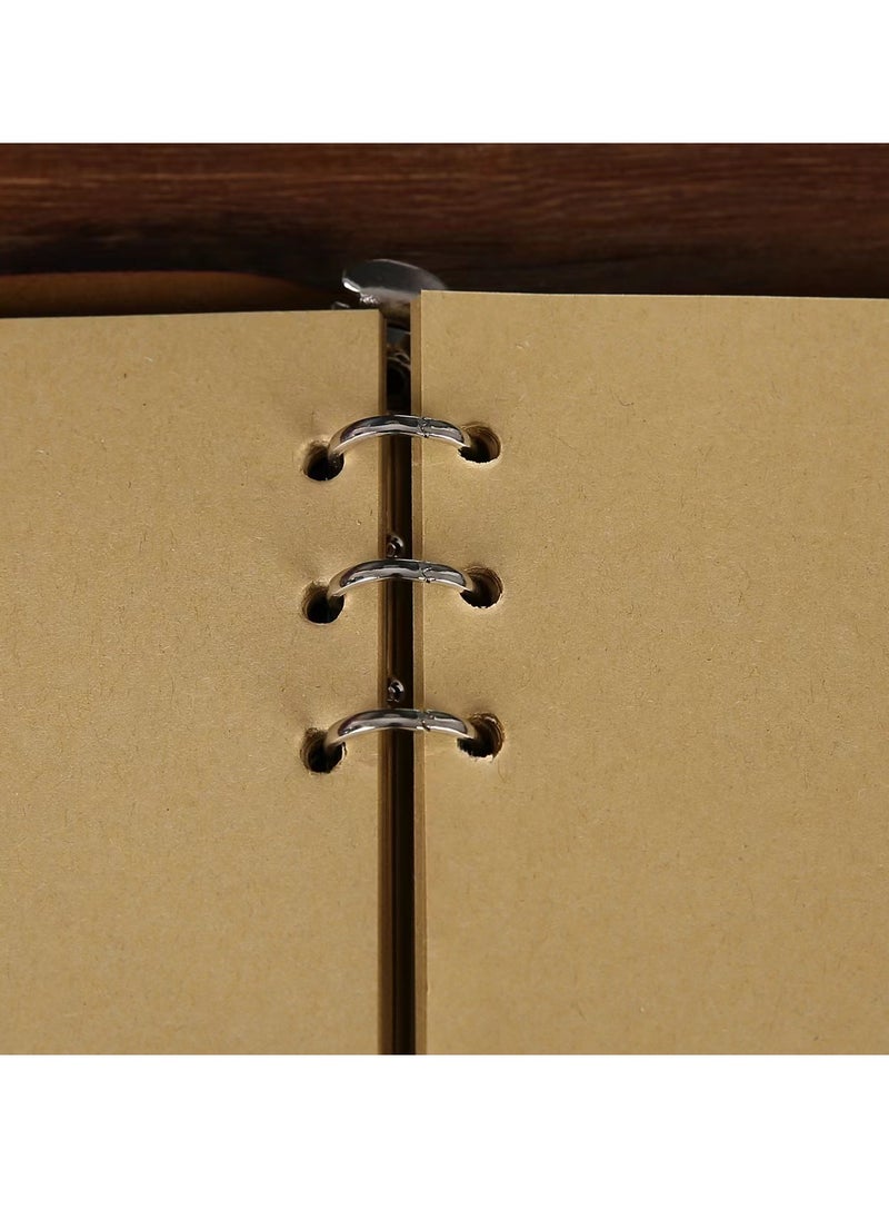 SCIENISH - SCIENISH Password Notebook Business Premium Leather Diary Notebook with Coded Lock Gift - Image 1