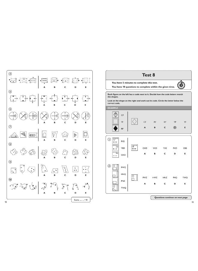 null - 11+ Non-Verbal Reasoning Quick Practice Tests Age 10-11 (Year 6) Book 2: For the 2025 GL Assessment Tests - Image 1
