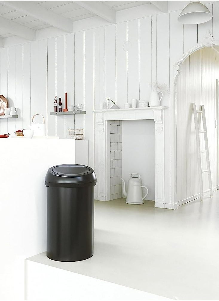 brabantia - Touch Bin 60 litre  Matt Black - Image 1
