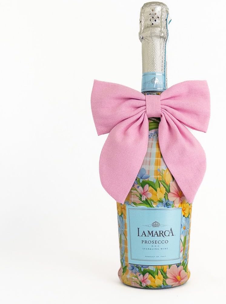 beaubottles غطاء ملصق النبيذ المخصص من بيو بوتلز لزجاجة الشمبانيا لا ماركا 750 مل - ملصقات زجاجات النبيذ الشخصية لحفلات الزفاف، الفعاليات والهدايا - تطبيق سهل للانكماش - Image 3