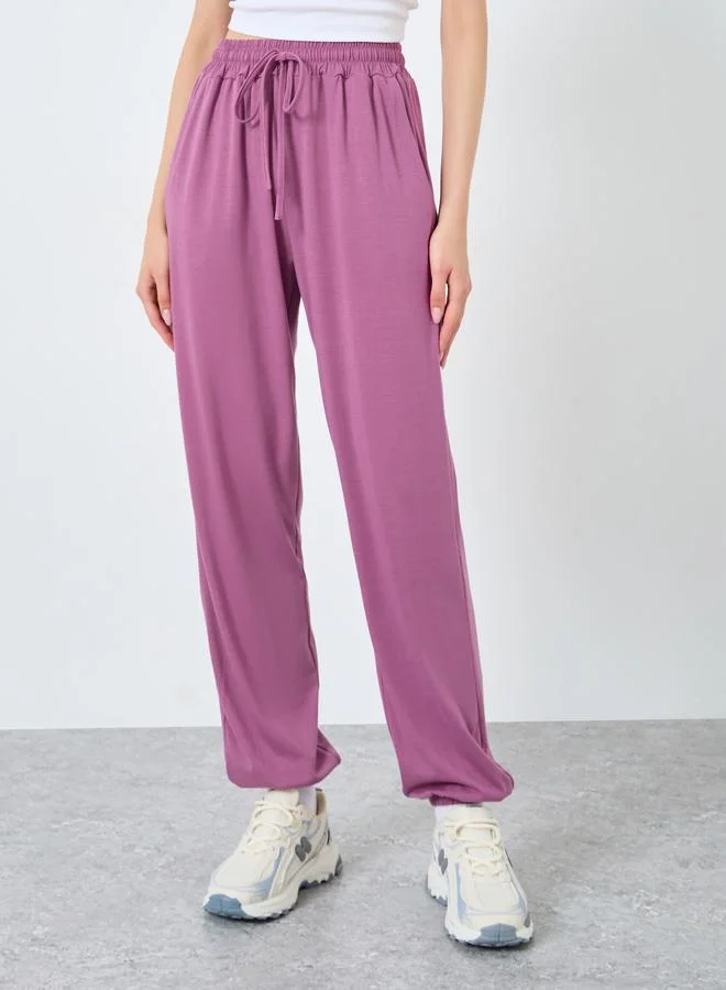 Take Two Take Two Women Purple Wide Leg Joggers