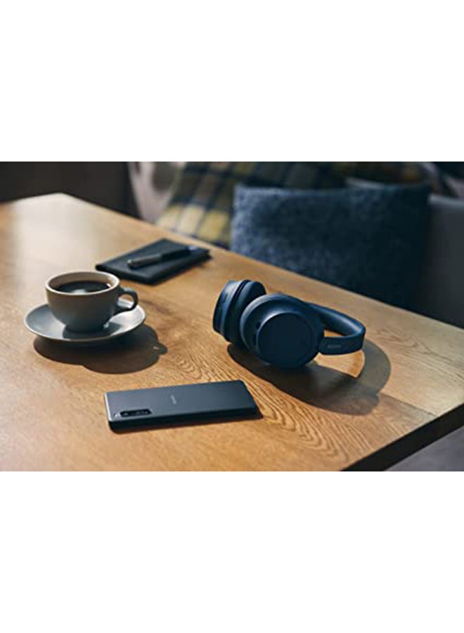 Sony WH CH720 Noise Cancelling Wireless  Headphones Bluetooth Over The Ear With Mic For Phone Call - Blue