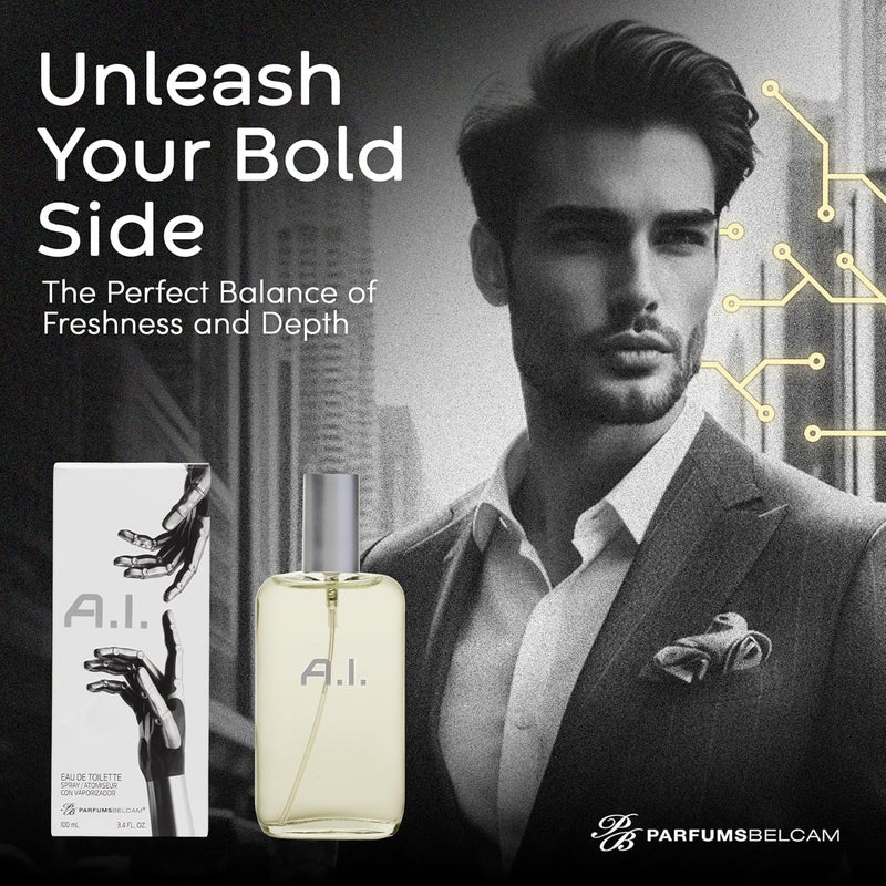 PB ParfumsBelcam PB بارفومز بيلكام A.I. بخاخ ماء تواليت، نسختنا من EDT مصمم، 100 مل - Image 5