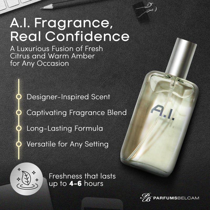 PB ParfumsBelcam PB بارفومز بيلكام A.I. بخاخ ماء تواليت، نسختنا من EDT مصمم، 100 مل - Image 3