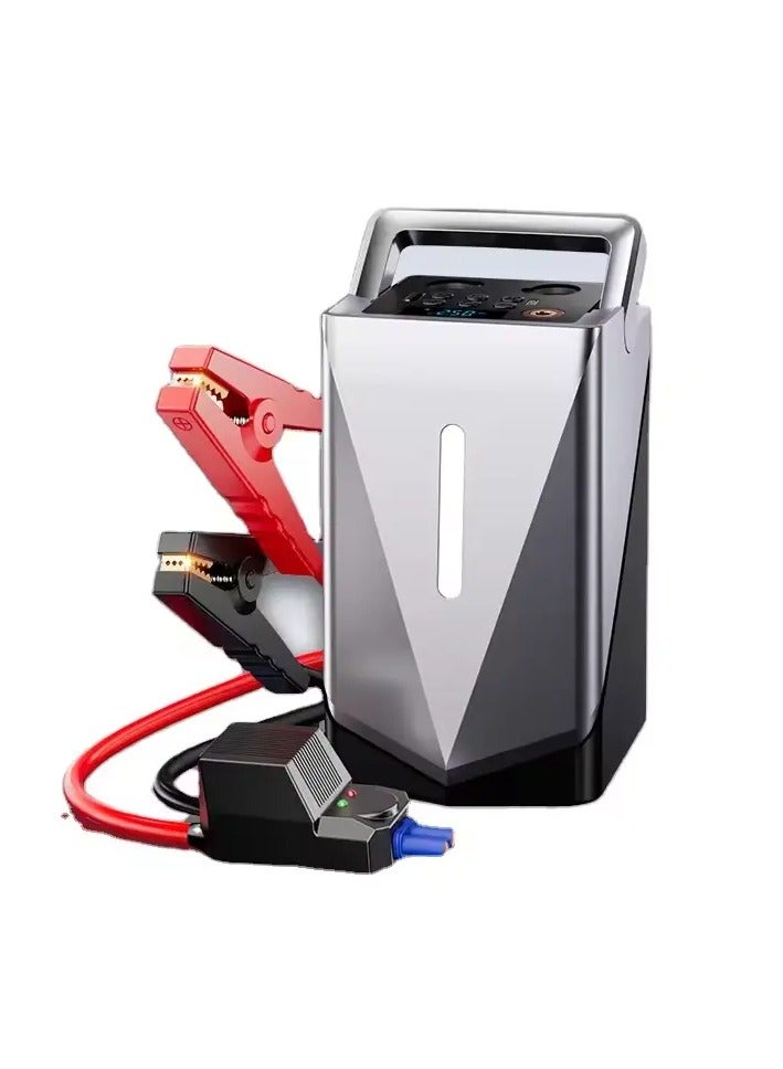 Generic Car Emergency Starting Power Supply All-in-One Machine – 12V Truck Battery Jump Starter with Built-in Air Pump for Cars and Trucks  - Image 1