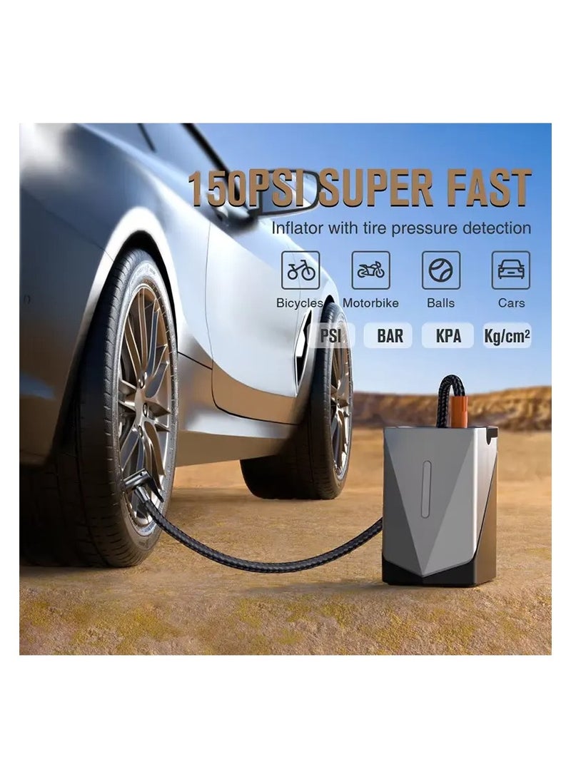 Generic Car Emergency Starting Power Supply All-in-One Machine – 12V Truck Battery Jump Starter with Built-in Air Pump for Cars and Trucks  - Image 4