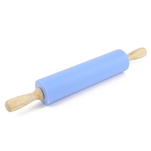 Remeel Silicone Rolling Pin for Baking Non-stick Rolling Pin Dough Roller Wooden Handle Kitchen Accessories Pastry Roller - Image 1