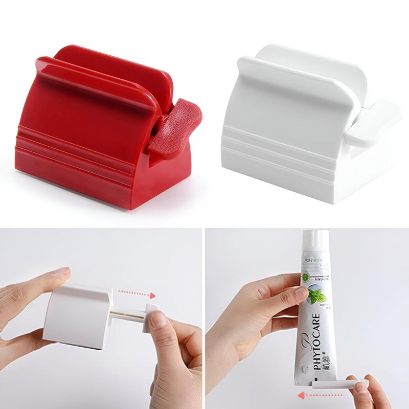 Tube Dispenser - Innovative Rolling Toothpaste Squeezer and Stand for Effortless Application and Cleanliness (4PCS) - Image 1