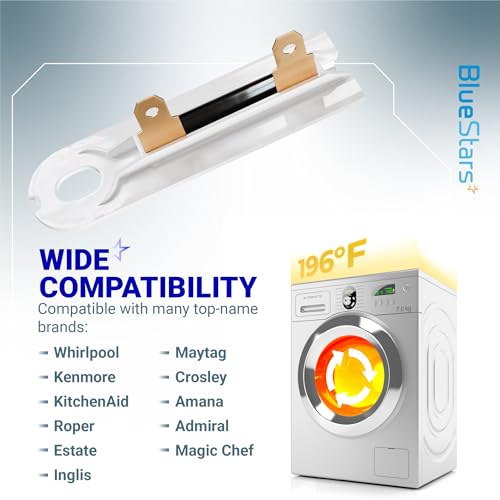 BlueStars 2-Pack 3392519 Dryer Thermal Fuse - Compatible with Whirlpool Kenmore - Replaces AP6008325 G4AP0500 3388651 694511 80005 WP3392519VP - Image 3