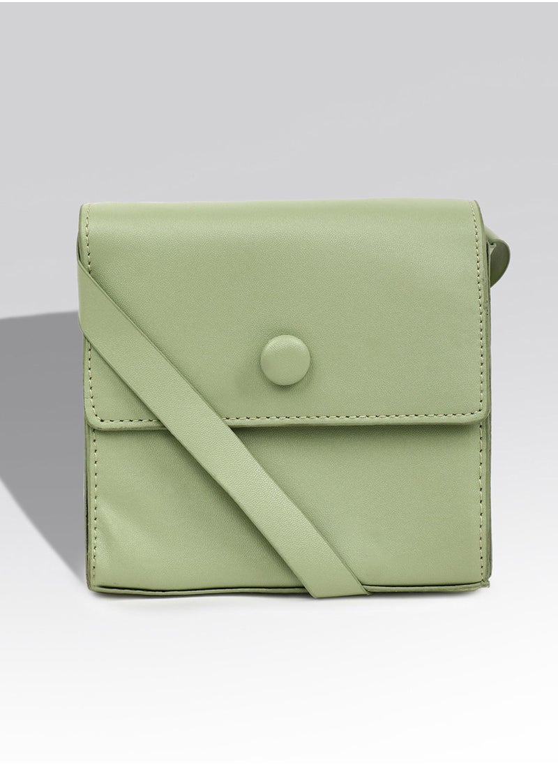 Haute Sauce - Galina Green Cross Body Bag - Image 1