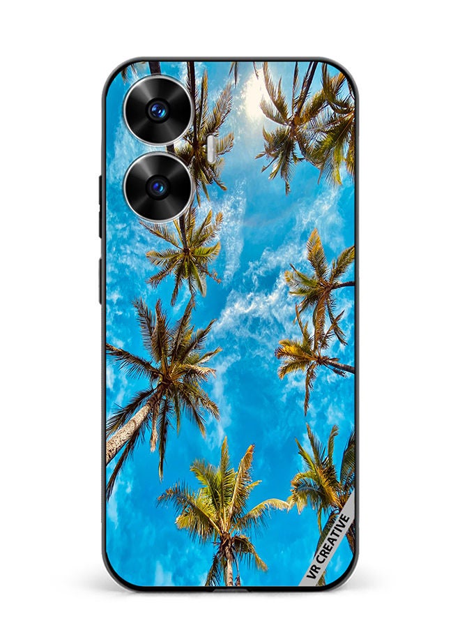 VR CREATIVE Protective Case Cover For Realme C55 Moody Sky Design Multicolour - Image 1