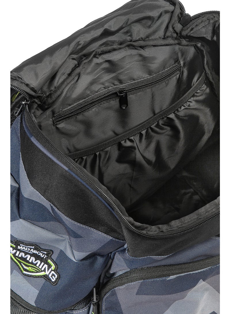 ماد ويف حقيبة ماد ويف للجنسين من ماد تيم كولورز الرياضية والسفر - حقيبة ظهر متينة للصالة الرياضية والسباحة، لون رمادي - Image 4