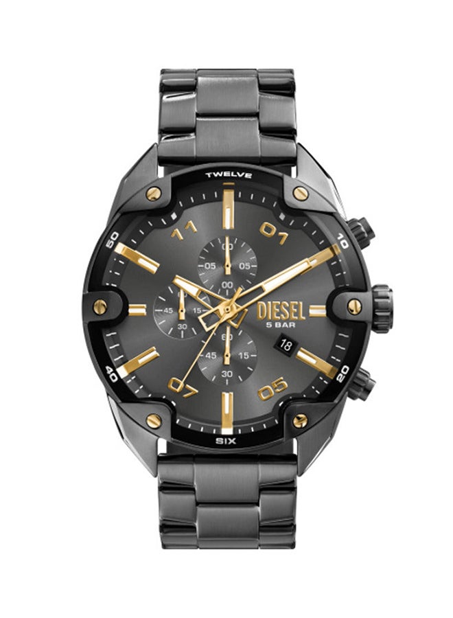 DIESEL Men Analog Round Stainless Steel Wrist Watch - Image 1