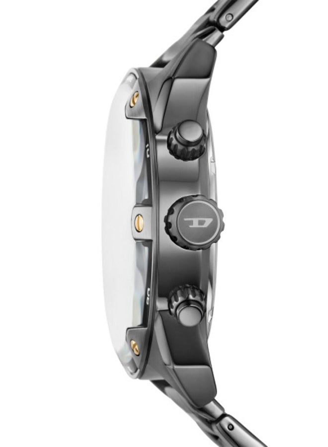 DIESEL Men Analog Round Stainless Steel Wrist Watch - Image 2
