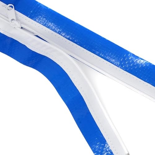 ZIP-UP Poly Zipper Door - 84" x 3" Peel & Stick Dust Barrier Zipper with Self Adhesive Backing & Air Tight Seal - Twin Pack - ZIP7.3TWB - Image 3