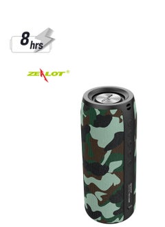 Zealot ZEALOT S51 Green Camouflage Portable Bluetooth Speaker Outdoor 10W TWS Connection High Quality Sound IPX5 Waterproof 8 hours use time Speaker  - Image 1
