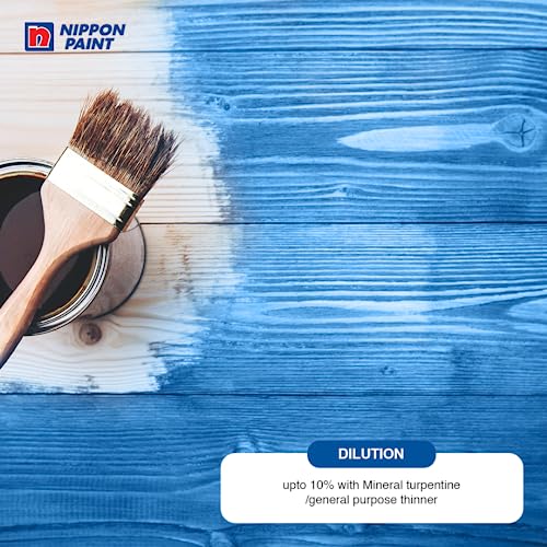 Nippon Paint Synthetic Bodelac Enamel (M) (1 L, Phirozi, Pack Of 1) - Image 3