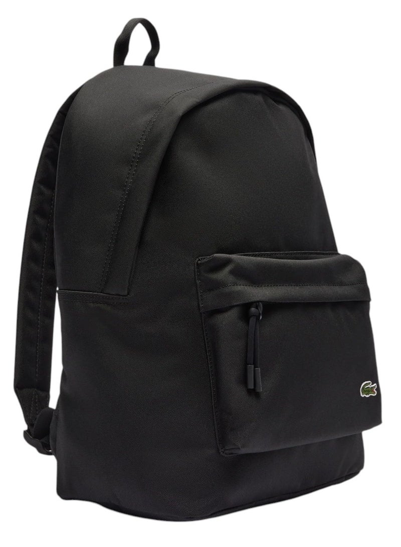LACOSTE Unisex Neocroc Canvas Backpack Black - Image 2