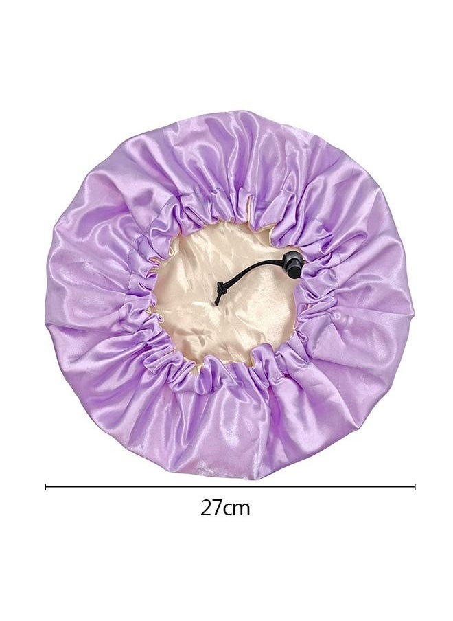 Ant 2-Piece Kids Satin Bonnet Night Sleep Caps, Adjustable Sleeping Hat, Soft Silk Flower Night Hats for Toddler Baby  - Image 2