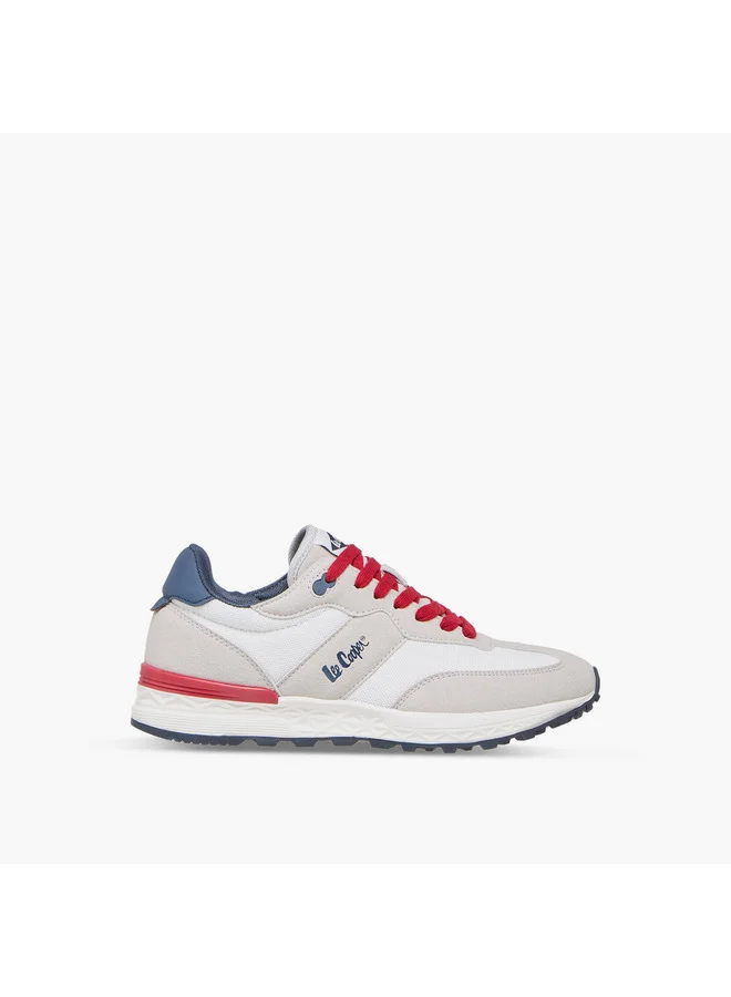 Lee Cooper Women's Logo Detail Sneakers with Lace-Up Closure