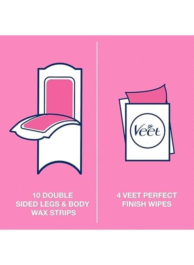 Veet Hair Removal Wax Stripes For Normal Skin (2PC) - Image 2