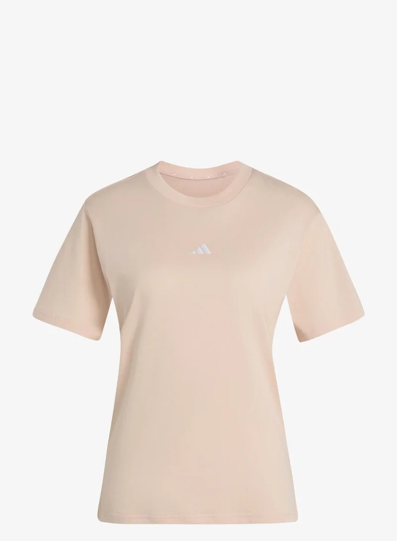 Adidas Essentials Small Logo Cotton T-Shirt