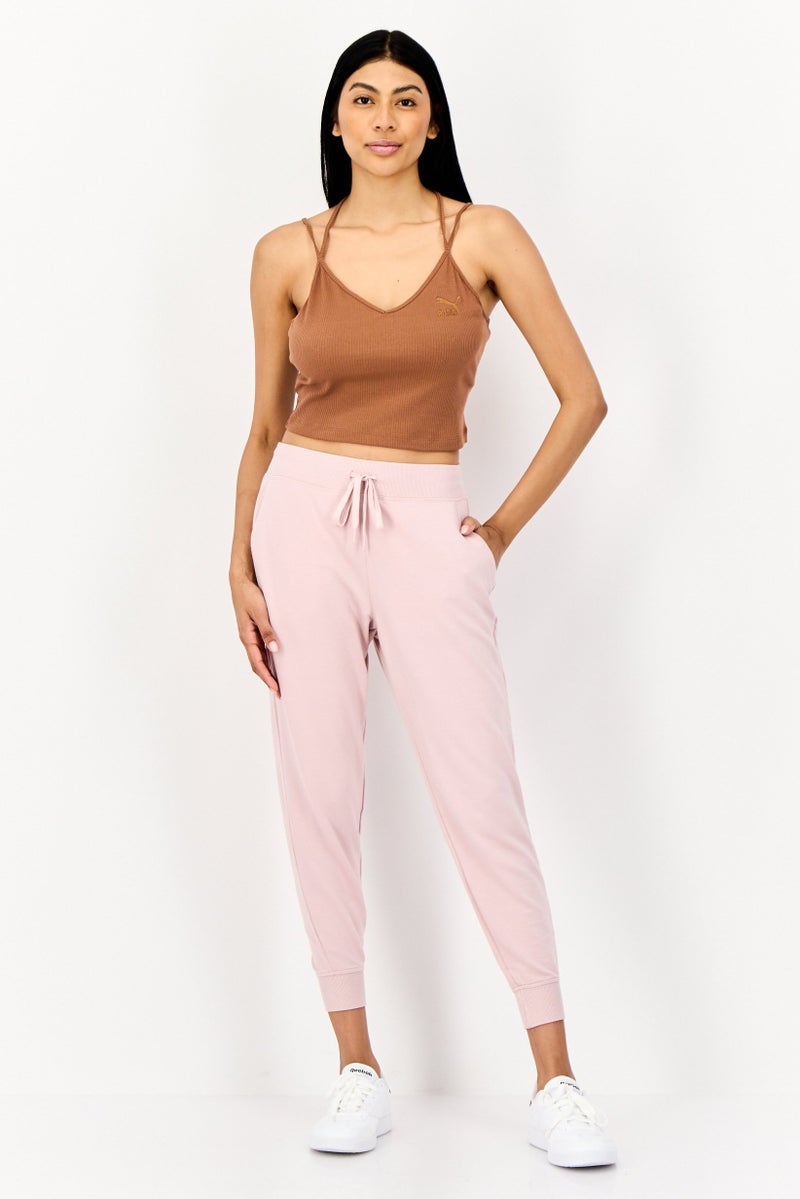 PUMA Women Sportswear Fit Sleeveless Outdoor Crop Tank Top, Bown - Image 3
