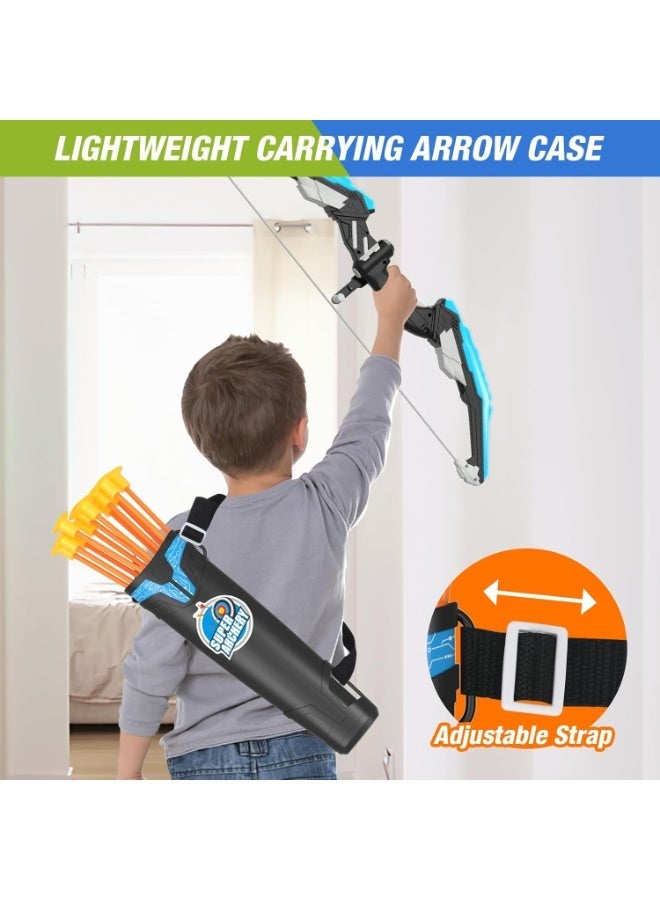 Arabest 2 Pack Archery Set - Includes 2 Bows, 24 Suction Cup Arrows & 2 Quivers & Standing Target, Outdoor Light Up Toys for Indoor Outdoor Sport Gifts for Boys Girls Ages 4-12 - Image 3
