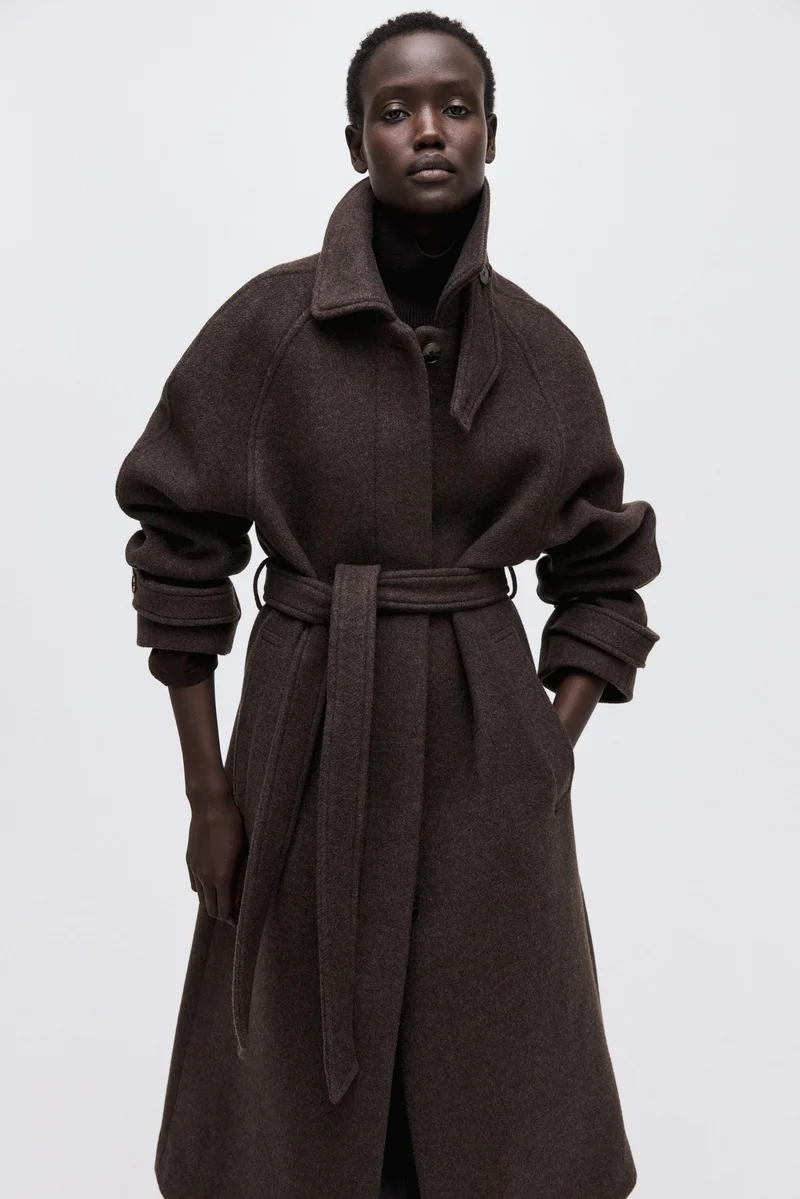 H&M Oversized wool-blend coat
