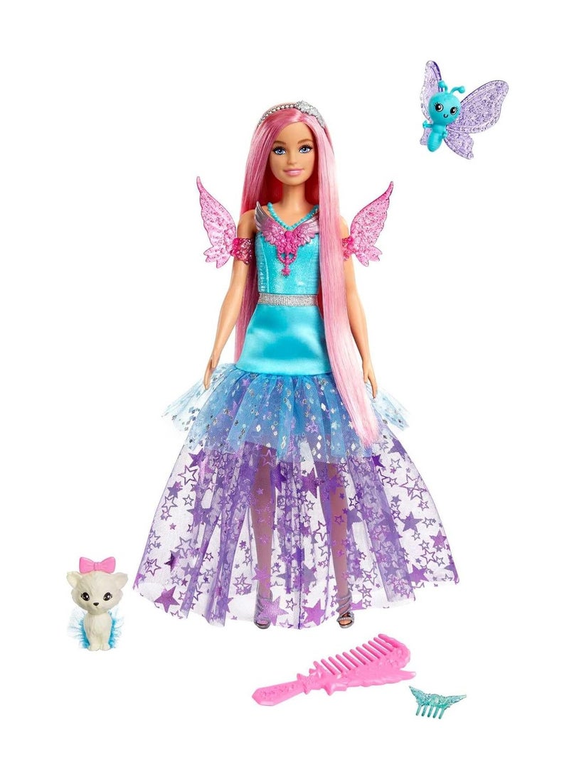 Barbie Barbie A Touch of Magic Malibu Doll with Two Fairytale Pets  - Image 1