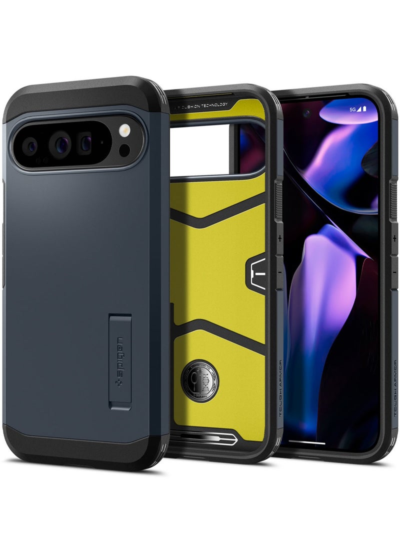 Spigen Tough Armor Google Pixel 9 Pro XL Case Cover with Extreme Impact Foam - Metal Slate  - Image 1
