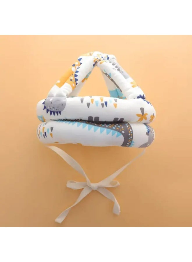 Baby Safety Helmet – Soft Padded Head Protector with Dinosaur Print | Infant Crawling & Walking Gear - Image 2