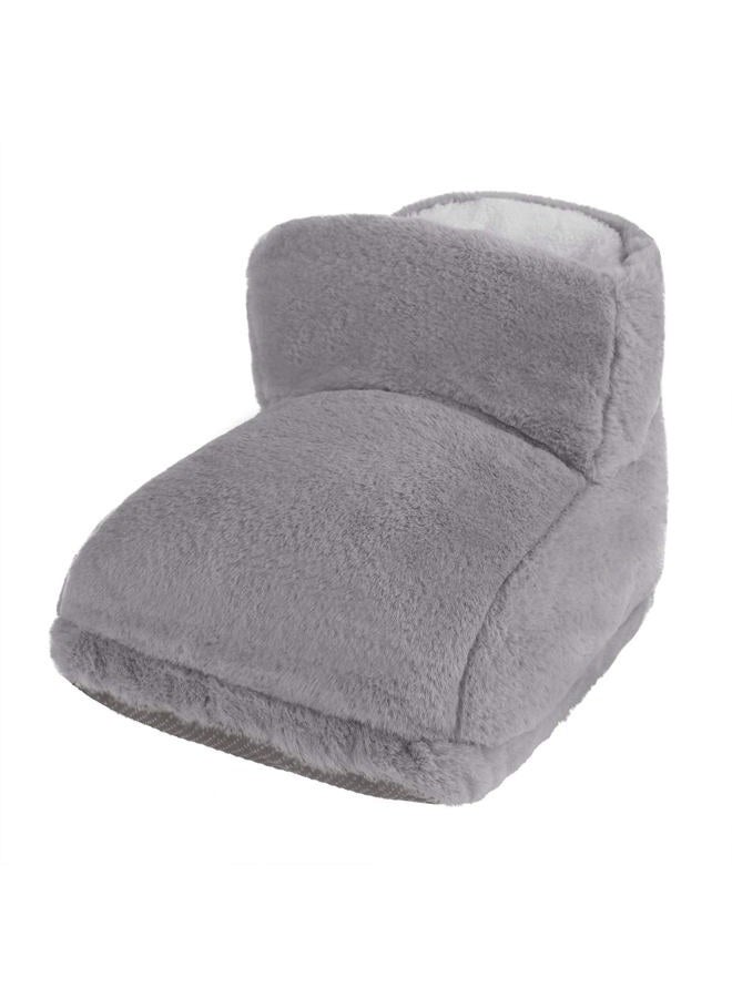 PURFUN Electric Heated Foot Warmers for Men Women Fluffy Thick Plush Foot Heater Winter USB Rechargeable Thermal Heating Pad Cushion Heat Therapy Ankle Feet Warmer Boots Shoes - Image 1