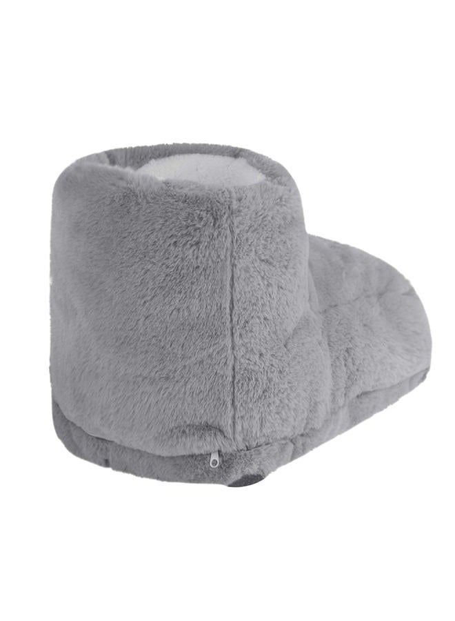 PURFUN Electric Heated Foot Warmers for Men Women Fluffy Thick Plush Foot Heater Winter USB Rechargeable Thermal Heating Pad Cushion Heat Therapy Ankle Feet Warmer Boots Shoes - Image 3