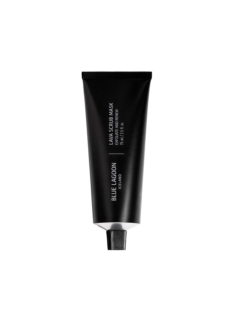 Blue Lagoon Iceland - Blue Lagoon  Resurfacing Exfoliating Volcanic Lava Scrub Face Mask  Hydrating Face Mask  Moisturizing Face Mask  Face Scrub  Hydrating Mask  Bioactive Icelandic Skincare 25 oz  75 ml - Image 1