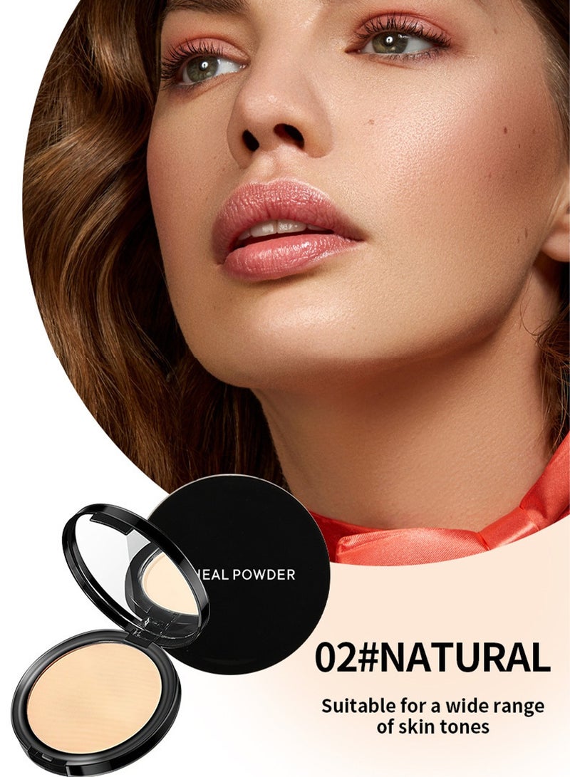 اوكيل بودرة مضغوطة معدنية مضغوطة، لمسة نهائية غير لامعة، مكياج خفيف الوزن للوجه، تركيبة نباتية، كريمي طبيعي، 8 جرام - مثالية كهدية عيد ميلاد للنساء - Image 3