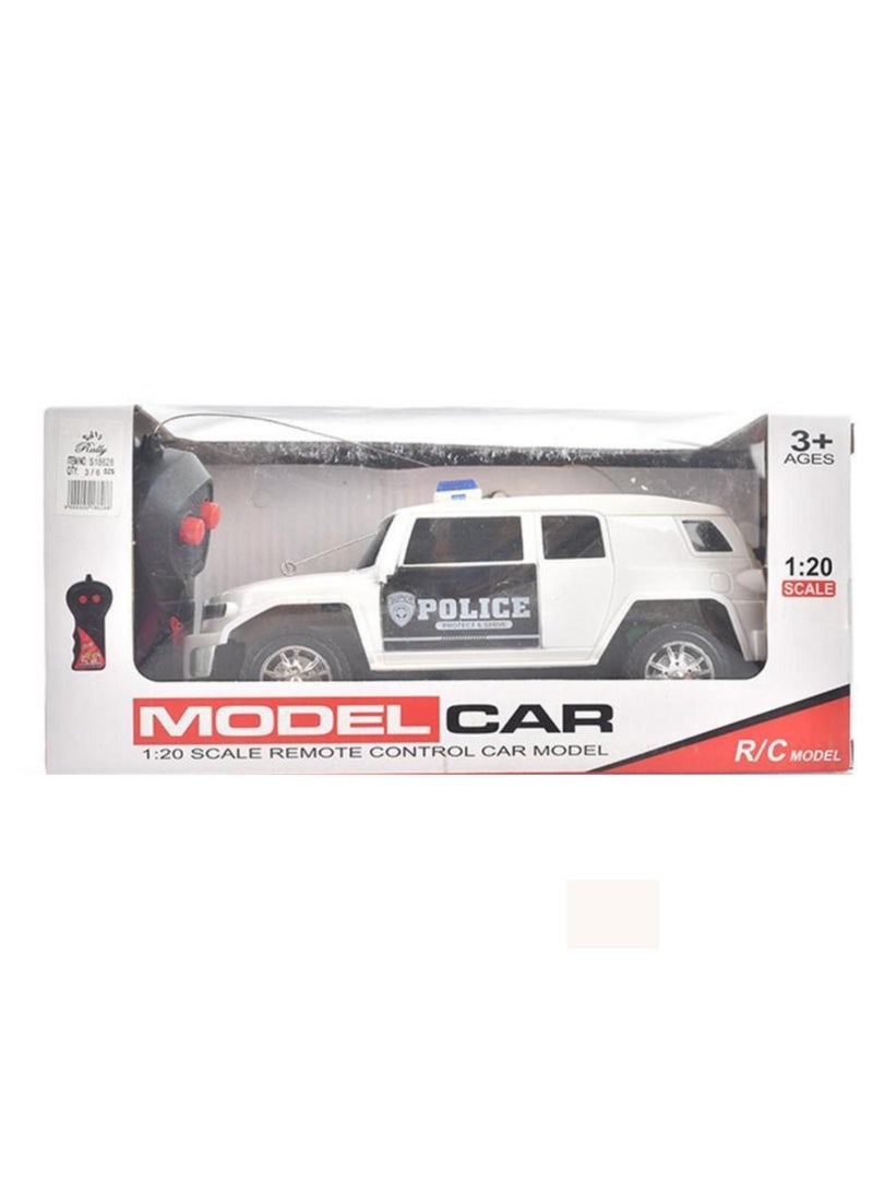 Rally Portable Lightweight   Remote Control Police Model Car Toy 
