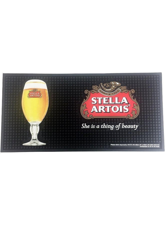 STELLA ARTOIS Beer Professional Bar Mat Spill Rail Drip Mat