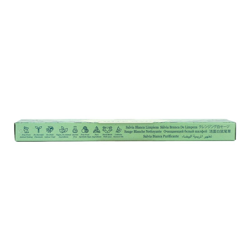 Tulasi Exclusive Masala Cleansing White Sage Incense Sticks (Agarbatti) for Pooja, Prayer, Meditation & Home Fragrance, 1 Pack - Image 4