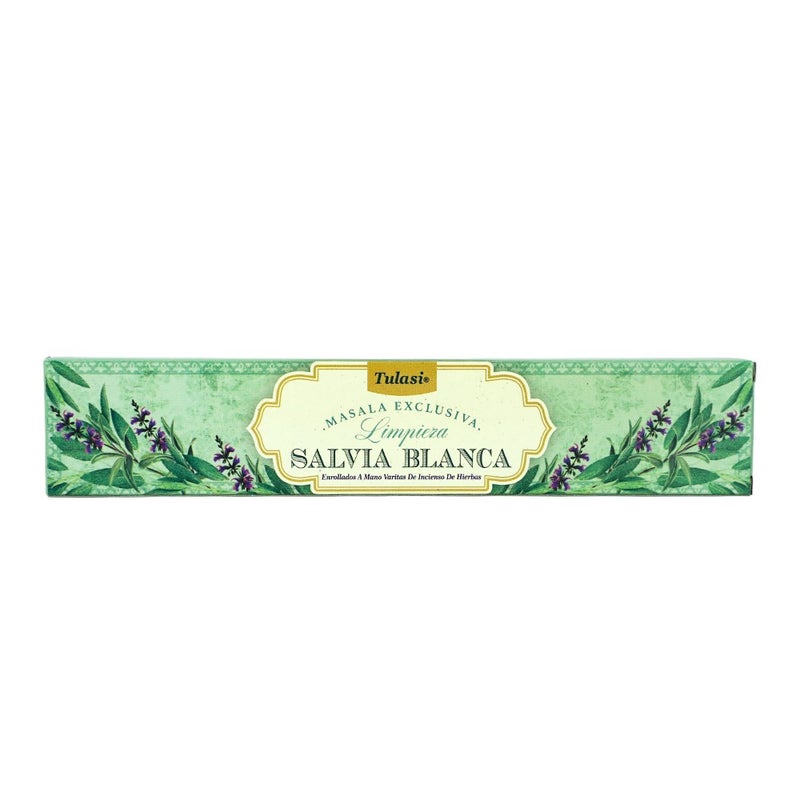 Tulasi Exclusive Masala Cleansing White Sage Incense Sticks (Agarbatti) for Pooja, Prayer, Meditation & Home Fragrance, 1 Pack - Image 3