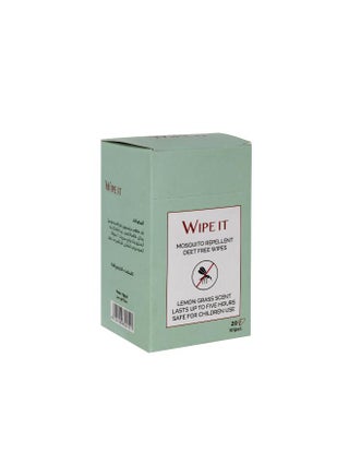 Mosquito Repellent, 20 Wipes
