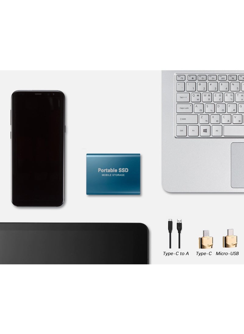 ماركة غير محددة 4TB المحمولة الخارجية فرقة ، 4000GB USB 3.1 عالية السرعة نقل البيانات ، ودعم تخزين البيانات ونقلها إلى الكمبيوتر النسخ الاحتياطي محرك الأقراص ، ومناسبة لأجهزة الكمبيوتر ، أجهزة الكمبيوتر المحمولة ، والهواتف المحمولة ، مثل الناقل التسلسلي العام جيم مصغرة المحمولة الخارجية محرك الحالة الصلبة  - Image 3