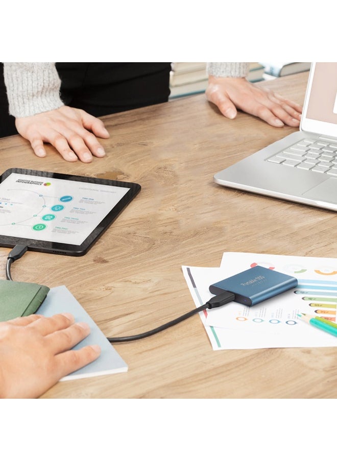 ماركة غير محددة 4TB المحمولة الخارجية فرقة ، 4000GB USB 3.1 عالية السرعة نقل البيانات ، ودعم تخزين البيانات ونقلها إلى الكمبيوتر النسخ الاحتياطي محرك الأقراص ، ومناسبة لأجهزة الكمبيوتر ، أجهزة الكمبيوتر المحمولة ، والهواتف المحمولة ، مثل الناقل التسلسلي العام جيم مصغرة المحمولة الخارجية محرك الحالة الصلبة  - Image 4